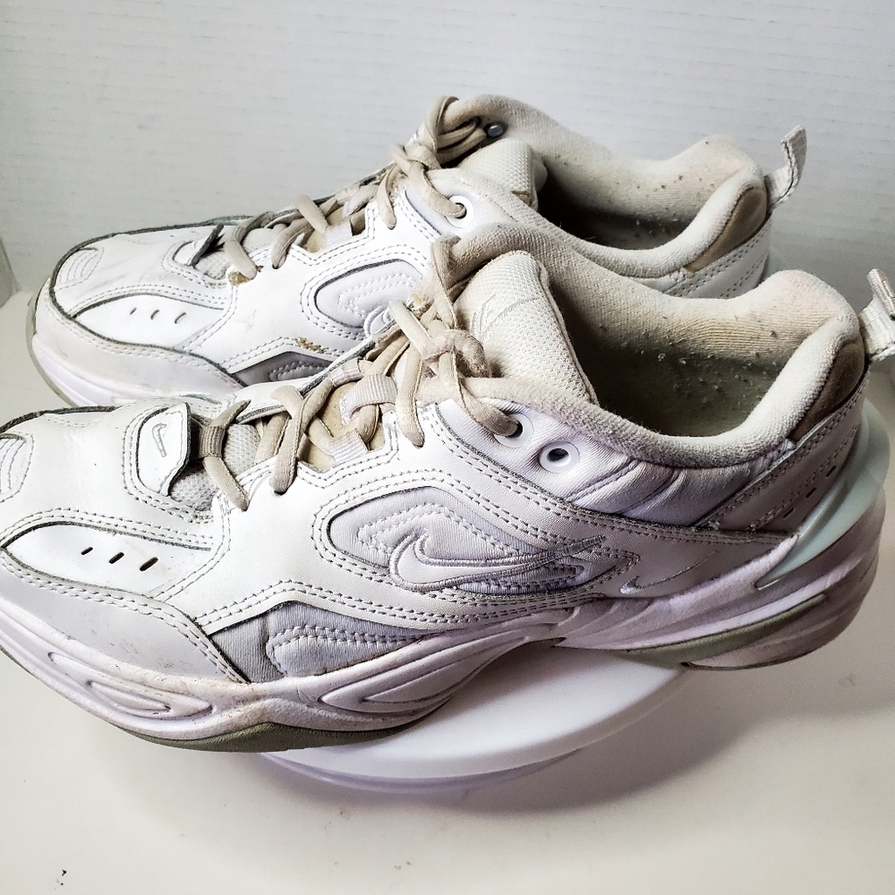 Nike Women's M2K Tekno Spruce Aura White Sneakers Size 9